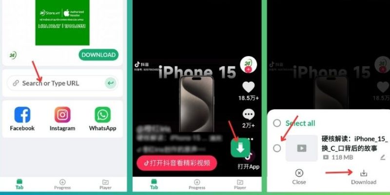 Cách tải video douyin bằng godownloader